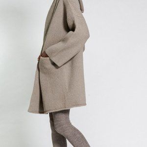 Lauren Manoogian Capote Coat in Stoneware. Alpaca Like New One Size.